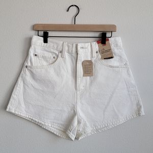 Levis silvertab high waisted mom shorts